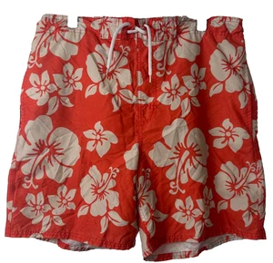 Bañador Monument para hombre L naranja floral con cordón forrado 100 % poliéster A50 - Imagen 1 de 6