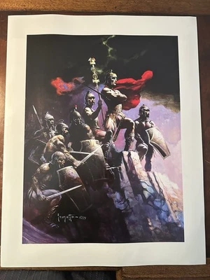 Impresión Giclee Frank Frazetta Siete Romanos Foto 1 de 4