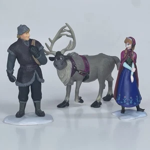 Disney Frozen Figuren 3tlg Cake Topper Spielzeug Set Kristoff Anna Sven - Bild 1 von 5