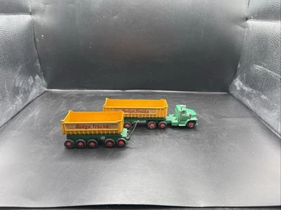 Matchbox King Size K16 Fruehauf Tractor With Tandem Dodge Dump Trailers P.39 - Image 1 of 4
