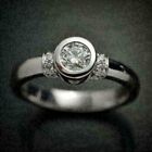 Engagement Wedding Proposal Ring 925 Sterling Silver 1.10 Ct Simulated Diamond