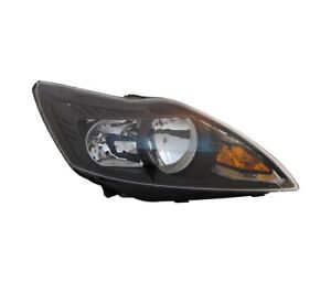 Right Headlight for Ford Focus MK2 2008 2009 2010 VP1419P Black LHD
