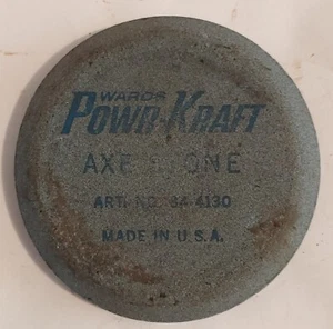 Vintage ( WARDS ) Powr Kraft - AXELSTONE - MADE IN USA - 3 in Dia - Picture 1 of 5