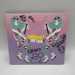 Shonen Knife Pop Tune CD With Autographs & Illustrated Cover Art - Picture 1 of 4