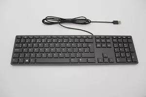 HP Wired Desktop Keyboard 320K UK Keyboard Black USB L96909-031 - Picture 1 of 1