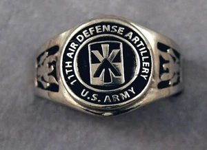 11º Anillo Insignia ADA - Anillo Brigada de Artillería de Defensa Aérea - TREN PARA LUCHAR - Imagen 1 de 4
