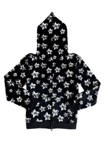 Full Zip Hoodie Men Y2K clothes Hoodie Fashion Hoodies Goth Star graphics - Picture 1 of 1