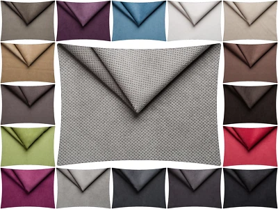 LEDERKONZEPT Polsterstoff "Gordon" Möbelstoff Stoff Velour Mikrofaser Meterware Bezugstoff