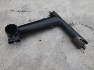 Cruiser Riser Stem 1" Handlebars Fits Vintage Bicycle 22.2mm, Black - Picture 1 of 2