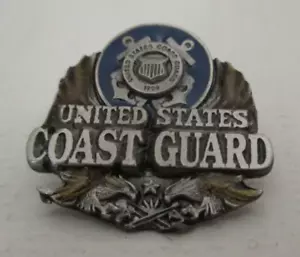 Spilla da bavero Siskiyou in peltro smaltato USCG Guardia Costiera degli Stati Uniti 1992 - Foto 1 di 3