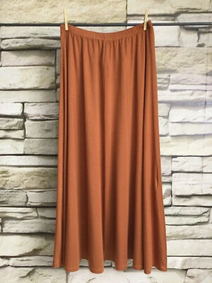 cocon.commerz PRIVATSACHEN FEUERFALTE Rock aus LYOCELL in orange Größe 2 - Bild 1 von 4