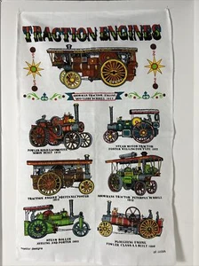 Motores de tracción: toalla de té, toalla de plato por diseños de monitor, vintage, retro - Imagen 1 de 5