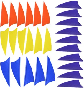 50pcs 2" Natural Arrow Feather Left Wings Fletching Turkey DIY Archery Hunting - Picture 1 of 17