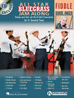 All Star Bluegrass Jam Along Fiddle Sheet Music Homespun Play-Along Book CD