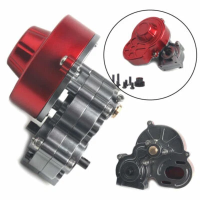 Metal Transmission Gearbox +Gear Upgrade Parts For 1/10 Axial SCX10 RC Crawler - Image 1 of 4