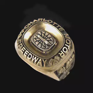 1989 Charlotte Motor Speedway Dave Tatman EngineBuilder Winner Ring Ken Schrader - Picture 1 of 8