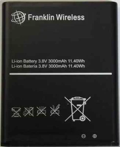 Franklin T10 Mobile Hotspot Batería de Repuesto 3.8V 3000mAh IBC050NA - Imagen 1 de 2
