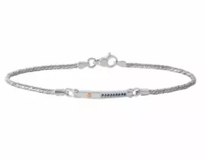 Bracciale uomo argento 925 pietre spinelli blu Comete UBR 801 Confezione Gratis - Bild 1 von 2