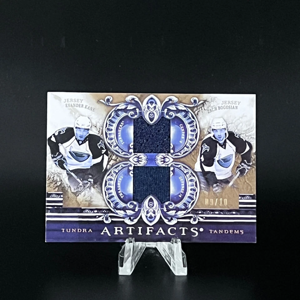 Evander Kane/ Bogosian 2010-11 ARTIFACTS TUNDRA TANDEMS PATCHES GOLD /10 RARE!! - Image 1 of 2
