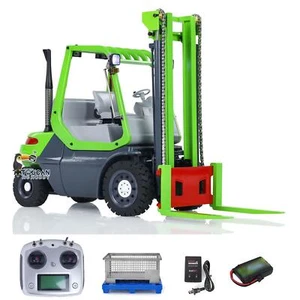 Metal RC Hydraulic Wheeled Forklift 1/14 Transfer Engineering RTR Car - Picture 1 of 15