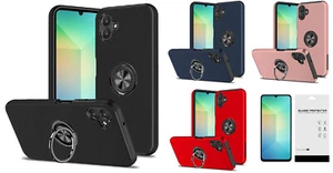 Funda híbrida para teléfono Samsung Galaxy A06 CHIEF RingStand + vidrio templado - Imagen 1 de 19