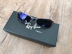 Ray-Ban Ray Ban  Sonnenbrille blau verspiegelt Original mit Etui