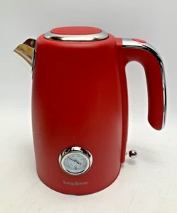 LONG DEEM Electric Kettle Tea Kettle Pot Stainless Steel 1.7l 1500w NO BASE - Picture 1 of 3