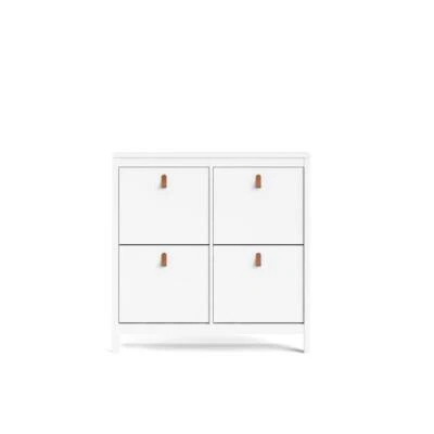 Zapatero Madrid 4 cajones, blanco Foto 1 de 4