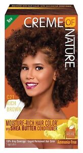 Creme Of Nature Hair Color C21 Rich Brown, 1 Ct