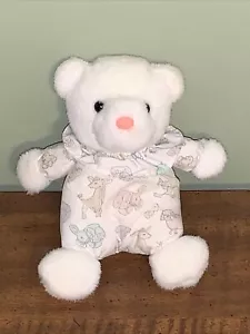 VTG HTF Carter’s Plush White Bear Wearing Giraffe Bunny Sheep Duck Outfit - Picture 1 of 8