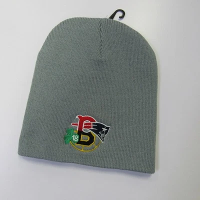 Gorro de invierno gris New England Boston 4 Team Bruins Celtics Red Sox Patriots Foto 1 de 2