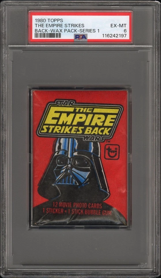 1980 Topps The Empire Strikes Back Wax Pack Series 1 Graded PSA 6 exmt Yoda RC - Image 1 of 1