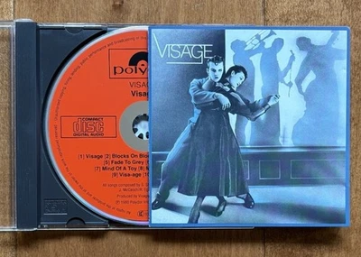 VISAGE - Visage - Orig. 1983 Polydor West Germany Red Face cd - smooth case - image 1 of 3