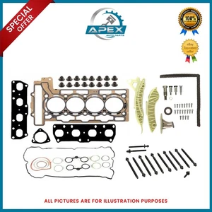 BMW SERIES 1.6 PETROL N13B16 TIMING CHAIN KIT WITH HEAD GASKET SET AND BOLTS SET - Picture 1 of 4