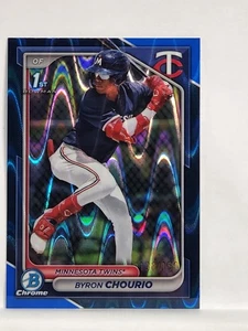 2024 Bowman BCP-129 Byron Chourio 1st Bowman Chrome Blue RayWave 138 /150 - Bild 1 von 4
