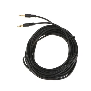 Câble audio stéréo 5 mètres 3,5 mm jack auxiliaire mâle vers mâle pour voiture - Photo 1/4