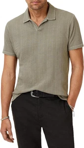 John Varvatos Mens Zion Polo - Picture 1 of 13