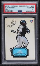 2020 Topps 582 Montgomery Club Set 2 Luis Robert #10 PSA 10 GEM MT Rookie RC