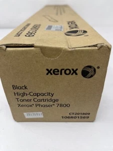 Original XEROX Phaser 7800 Schwarz Tonerkartusche HCap 106r01569 ct201809 NEU - Bild 1 von 4