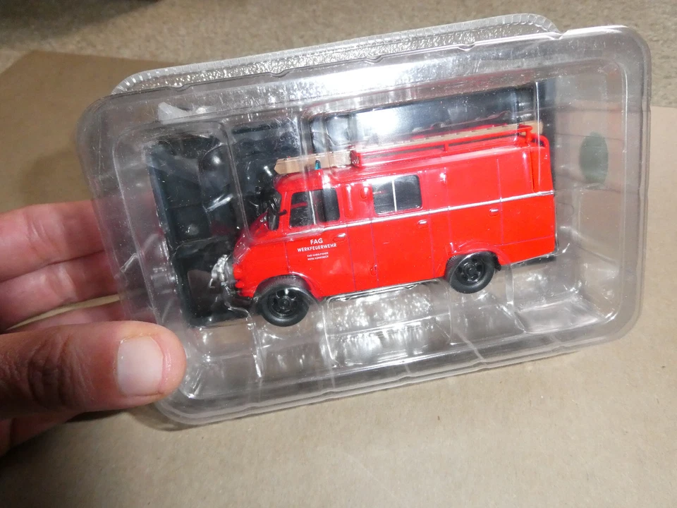 Литая иностранная пожарная машина Del Prado масштаба 1:50 1962 Opel Blitz LF8 TSA новая нераспакованная - Изображение 1 из 1