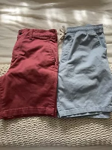 Lot of 2 - Men's Shorts Size M Blue Goodfellow & Co Red American Eagle Size 31 - Picture 1 of 11