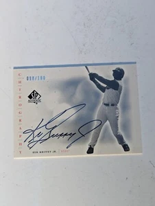 SP 2001 auténtico Ken Griffey Jr. quirografía automática plata/100 - Imagen 1 de 3