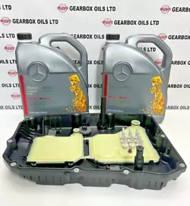 GENUINE MERCEDES C CLASS C63 9G TRONIC AUTOMATIC GEARBOX FILTER PAN OIL 10L KIT - Picture 1 of 8