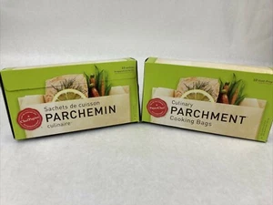 Lot of 2 Paper Chef Culinary Parchment Cooking Bags 10 pc - Picture 1 of 4