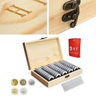 Wooden Coin Storage Box 30/50/100pcs Commemorative Coin Solid Practical