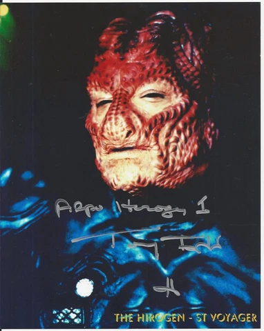 Tony Todd - Star Trek VOY signed photo Cover