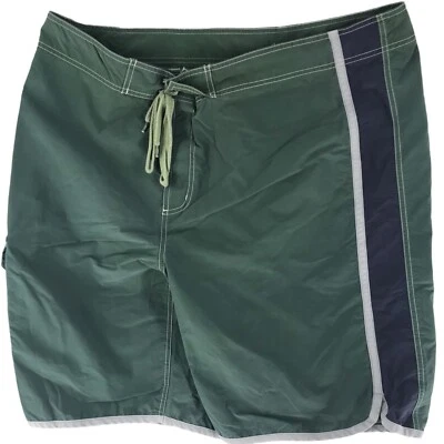  Bermuda de praia Gap Trunks para piscina verde preta masculina tamanho 40 - Imagem 1 de 4