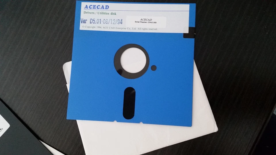 ACECAD D5.01 IBM PC 5 1/4 Zoll Disketten - Bild 1 von 2