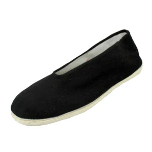 Mens Chinese Kung Fu Shoes Martial Art Ninja Cotton Sole Tai chi Slipper Slip On - Picture 1 of 6