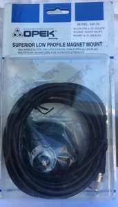 OPEK 3.5" Low Profile Magnetic Mount AM-101 17ft cable - Zdjęcie 1 z 4